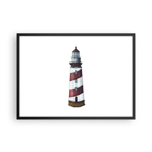 Poszter fehér keretben - Mindig résen - 70x50 cm