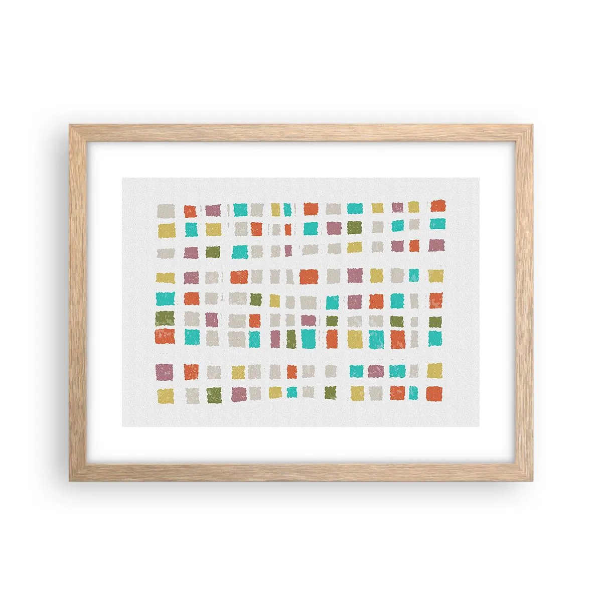 Poszter világos tölgy keretben - Ismeretlen játék - 40x30 cm