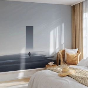 Öntapadós Fotótapéta Deluxe Sticker - Lehetőség vagy fenyegetés? - Minimalizmus, Modern, Magányosság - 250x175 cm