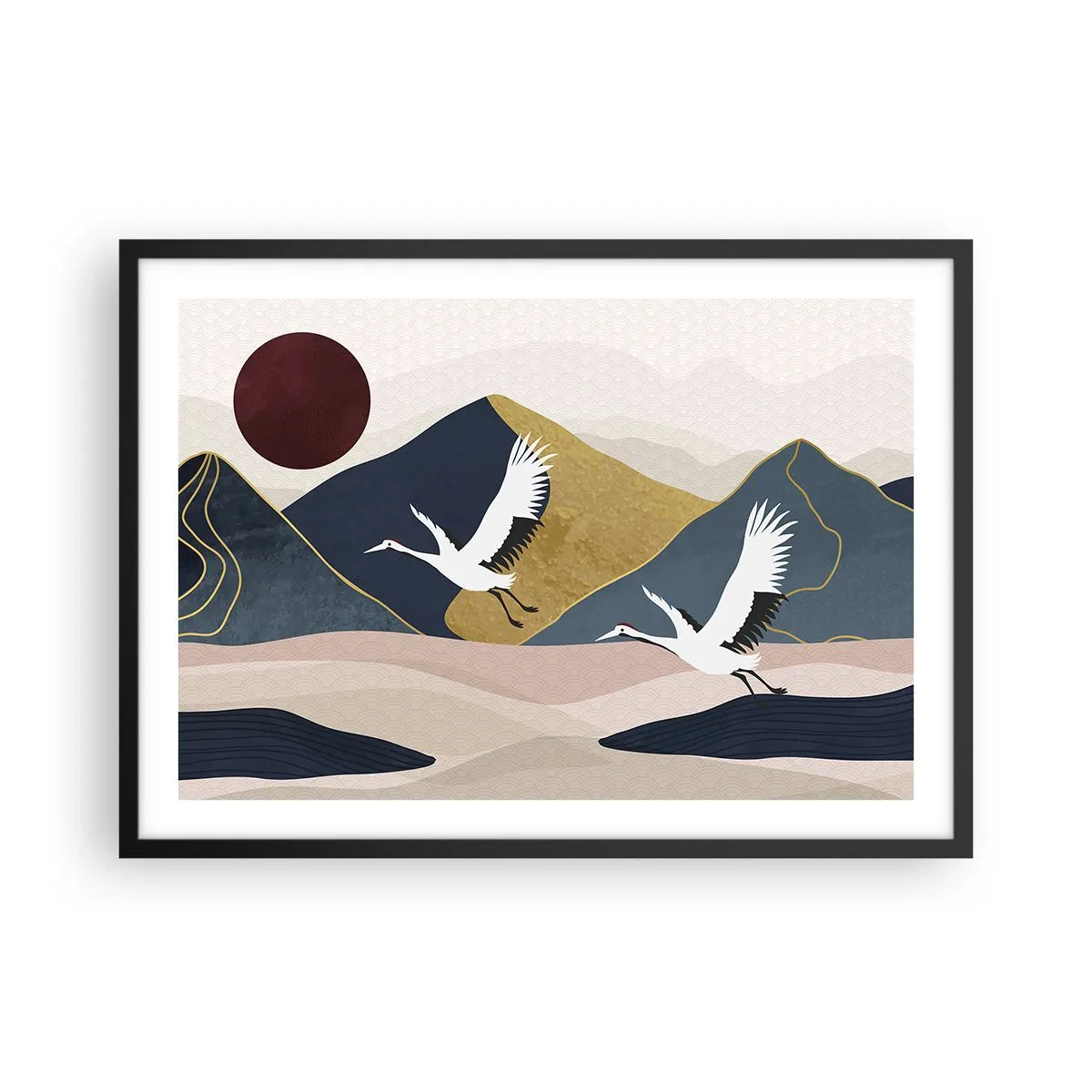 Poszter fehér keretben - És ismét ELREPÜLT a nap - 70x50 cm