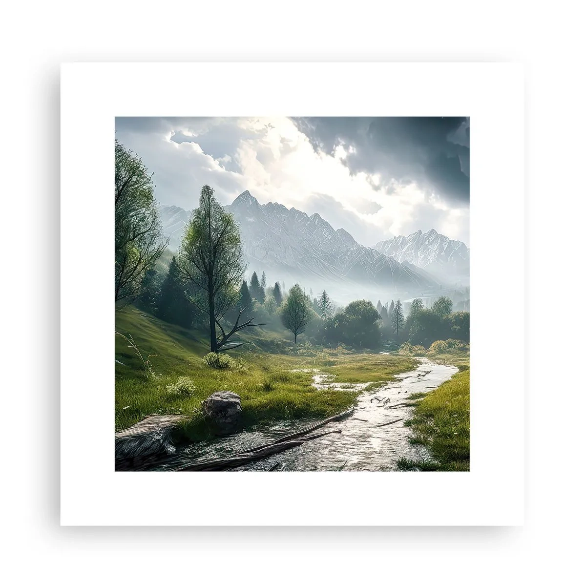 Poszter - Oda és vissza - 30x30 cm