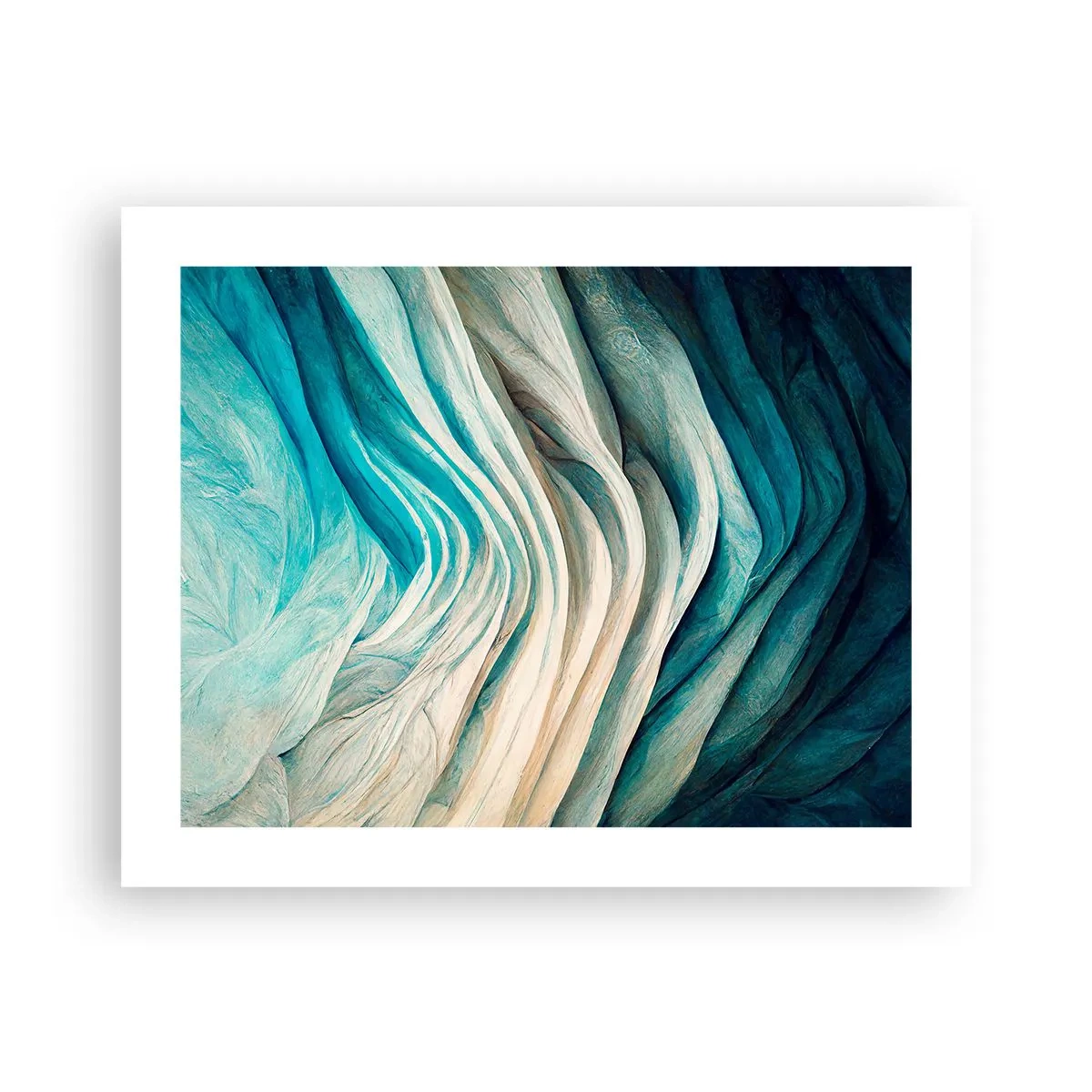 Poszter - Kék telhetetlenség - 50x40 cm