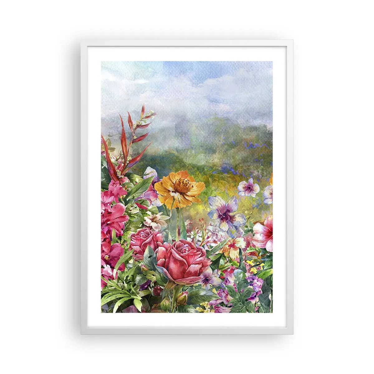 Poszter fekete keretben - A kert, amelyik megőrült - 50x70 cm