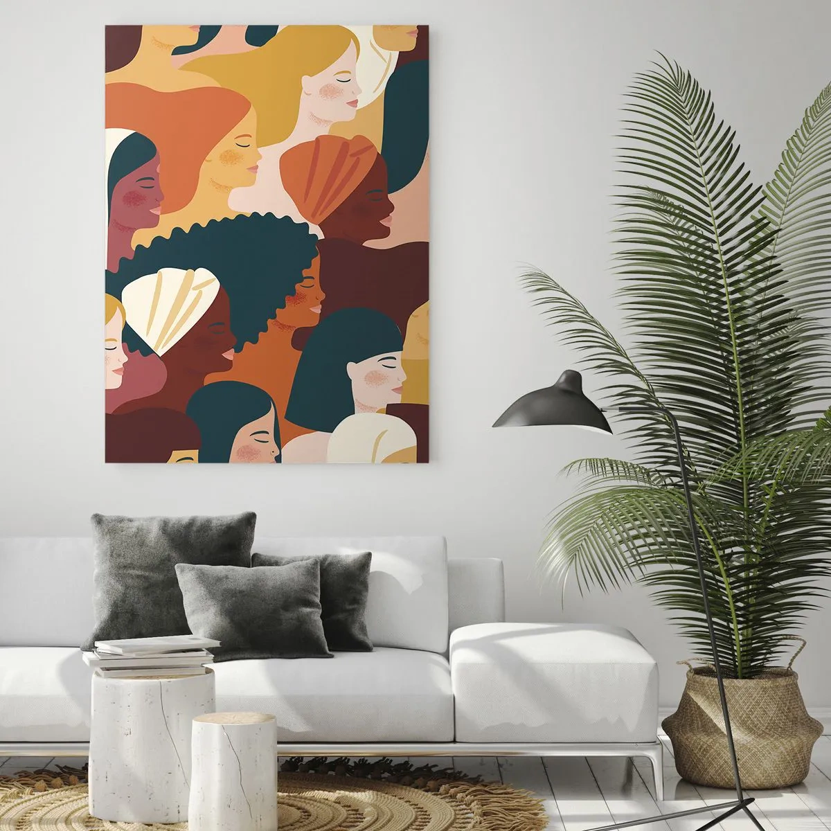 Üveg kép - Csak a nőiesség - 80x120 cm