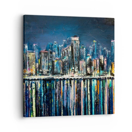 Vászonkép - Lámpák kaszkádja - 30x30 cm