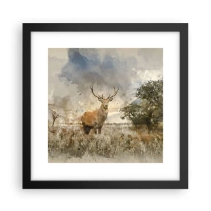 Poszter fehér keretben - Becsület – erő – méltóság - 30x30 cm