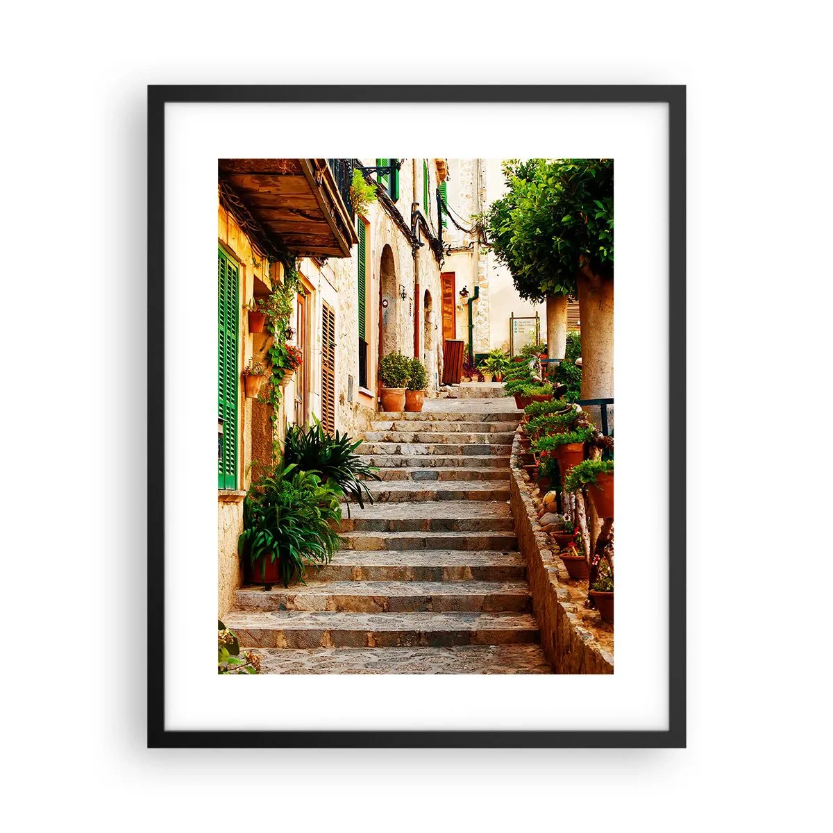 Poszter fehér keretben - A spanyol nyaralás varázsa - 40x50 cm