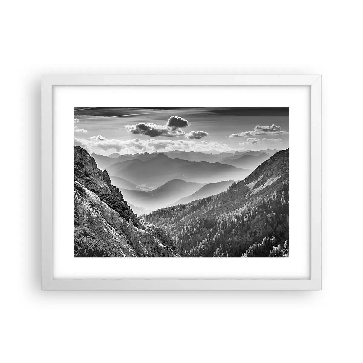 Poszter fekete keretben - Egészen a horizontig - 40x30 cm