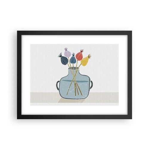 Poszter fehér keretben - Mint egy mákszem - 40x30 cm