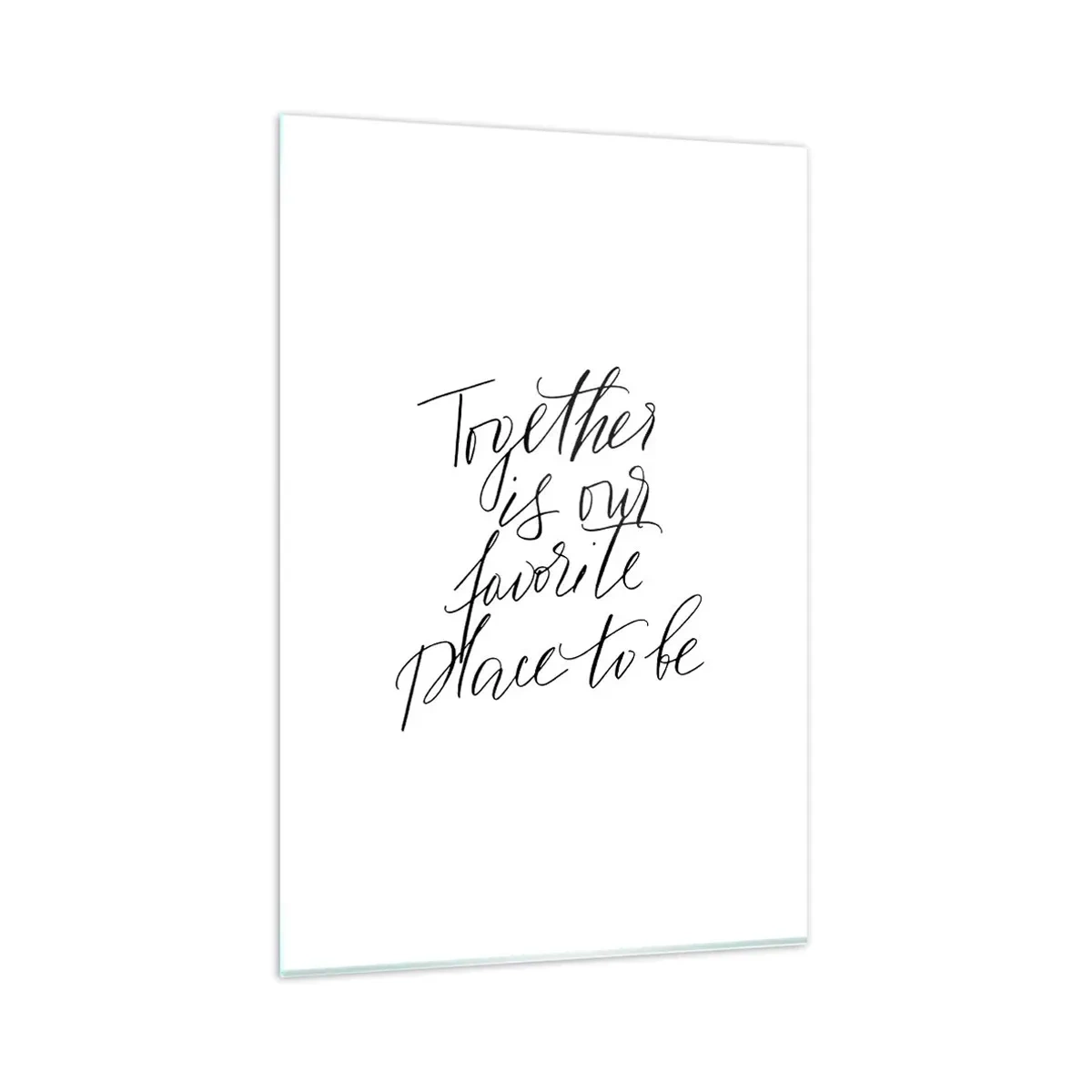 Üveg kép - Te is érzed? - 80x120 cm