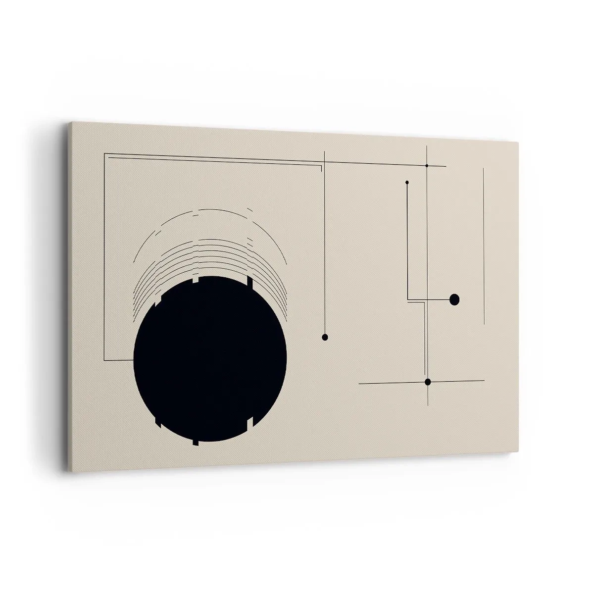 Vászonkép - Ruganyos és dinamikus kompozíció - 120x80 cm
