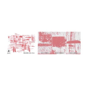 Fotótapéta Minta Premium Canvas - A vörös város - Absztrakció, Grafika, Festmény - 100x30 cm
