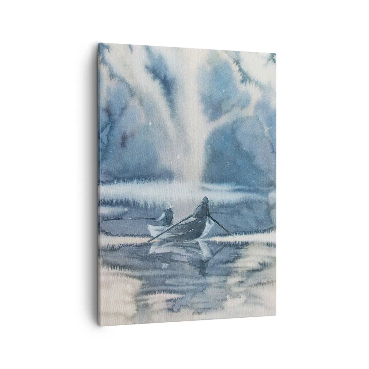 Vászonkép - Horgászok a paradicsomukban - 50x70 cm