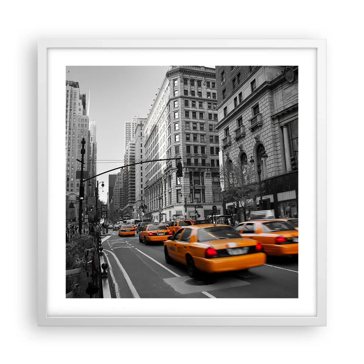 Poszter fekete keretben - Nagyvárosi napok - 50x50 cm