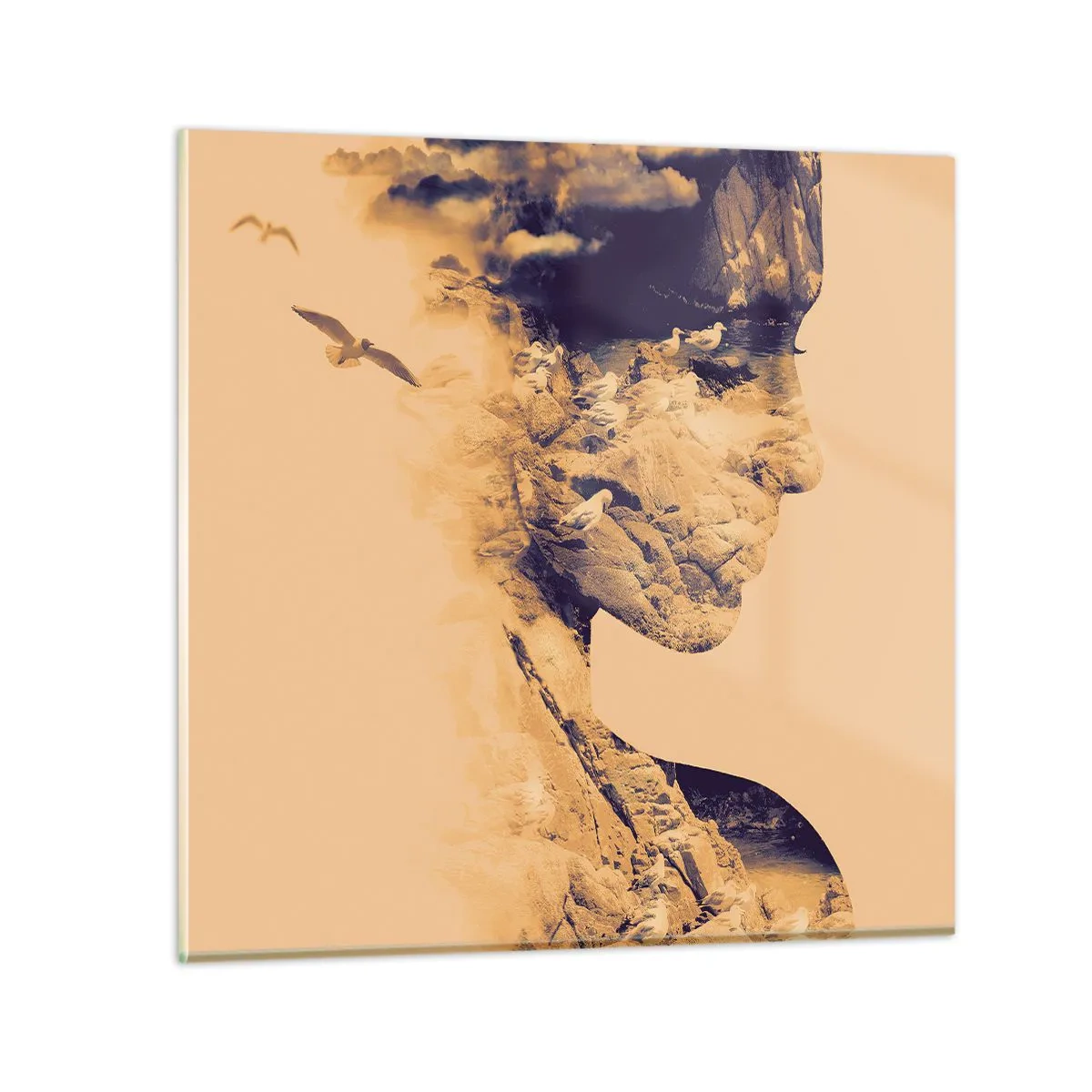 Üveg kép - Természetes szépség - 30x30 cm