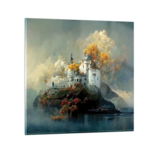 Üveg kép - Egy romantikus történet kezdete - 30x30 cm