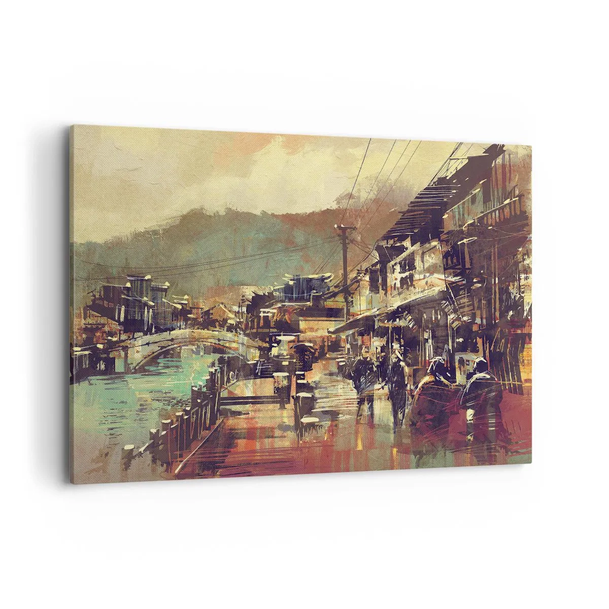 Vászonkép - Az élet, mint a szürke gazdagság - 120x80 cm