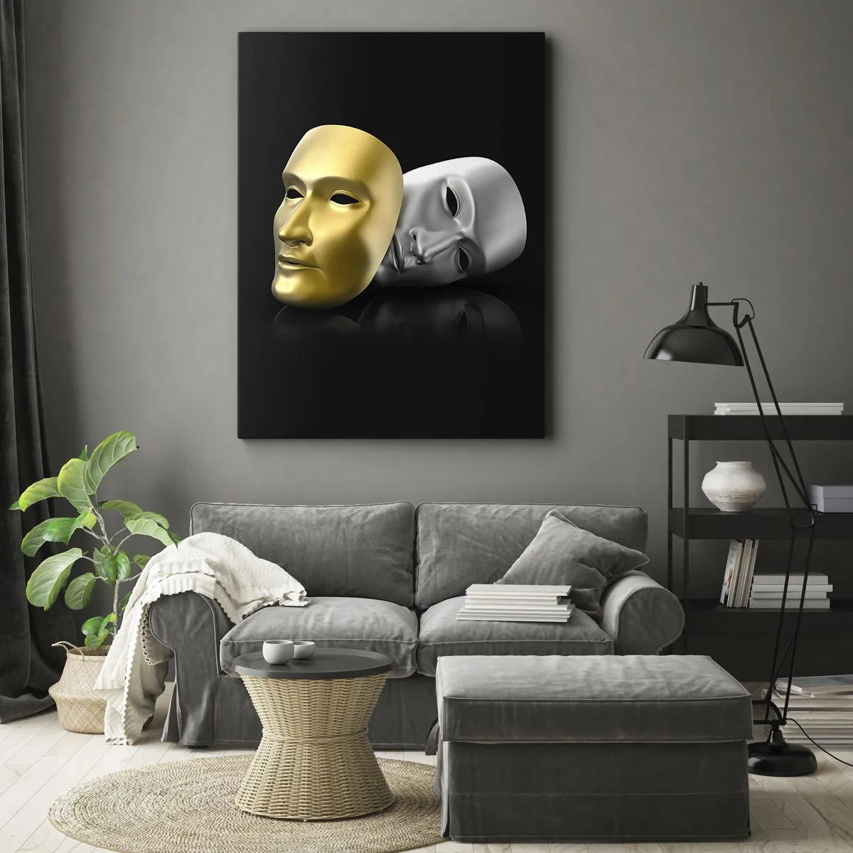 Vászonkép - Az élet színház - 50x70 cm