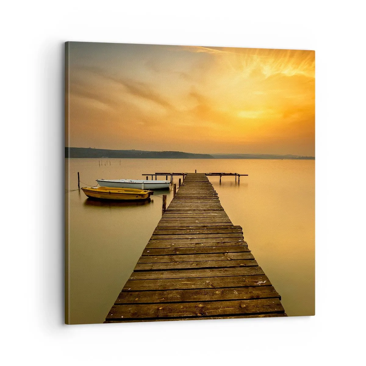 Vászonkép - Megnyitom neked az arany eget - 60x60 cm