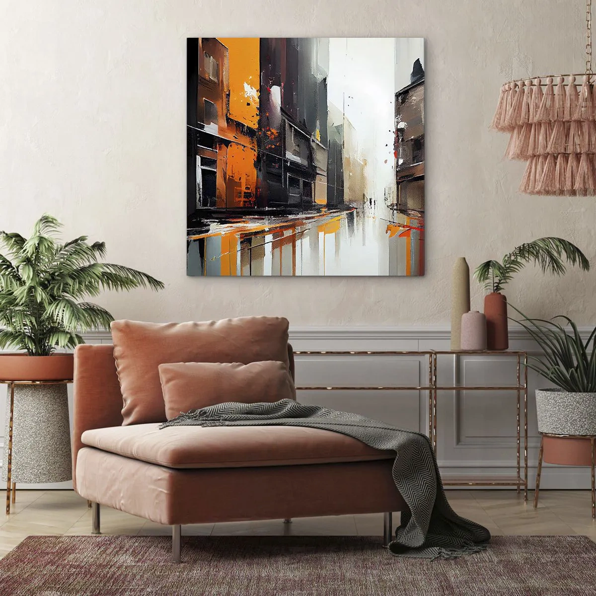 Vászonkép - Esős nap - 30x30 cm