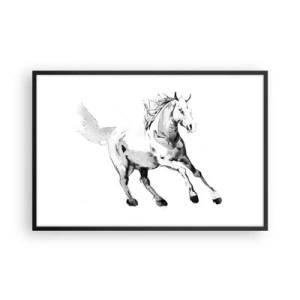 Poszter fehér keretben - Megszelídíthetetlen lélek - 91x61 cm