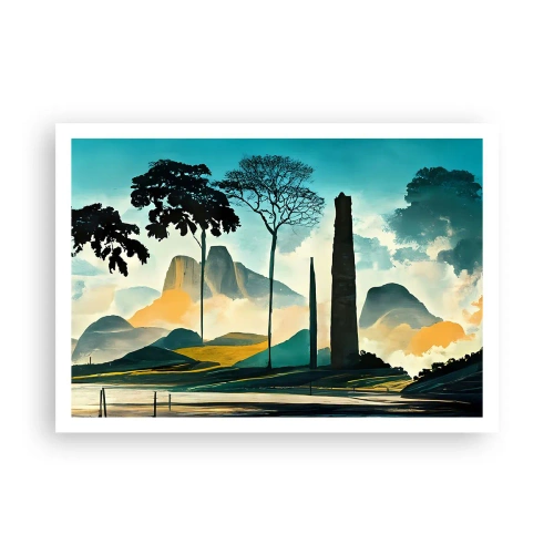 Poszter - Mindíg magasabbra és magasabbra - 100x70 cm