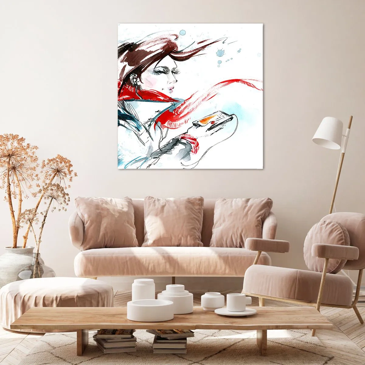 Vászonkép - Valami játszik bennem - 40x40 cm