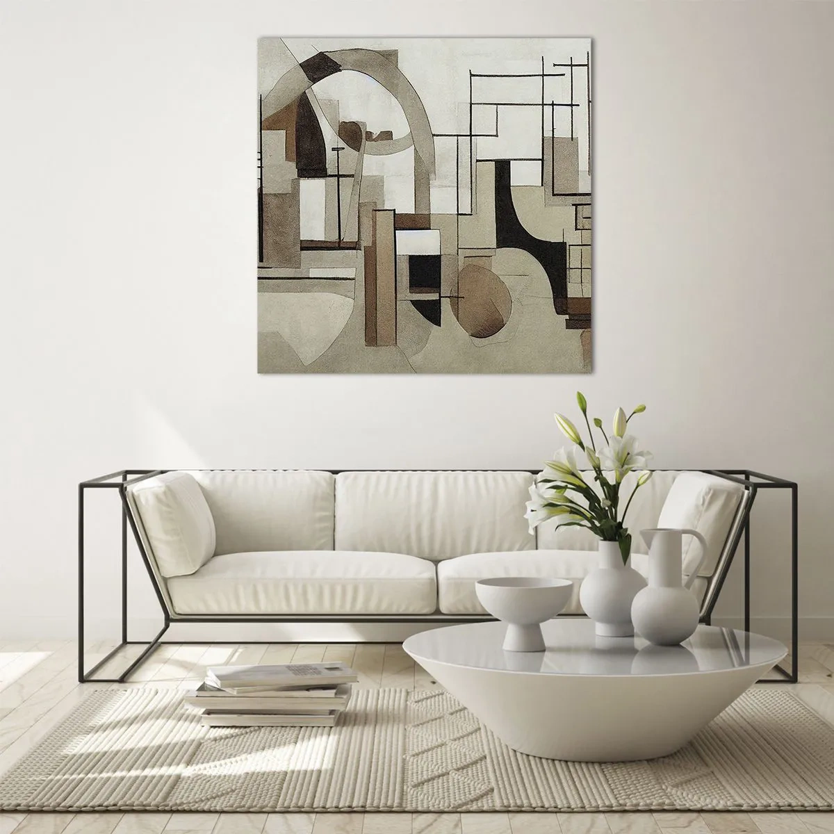 Üveg kép - Városkép 2.0 - 30x30 cm