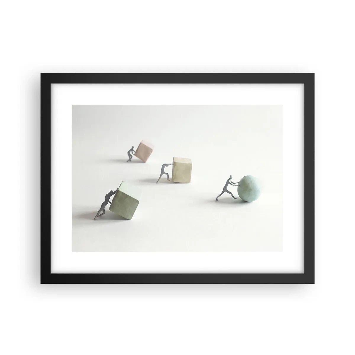 Poszter fehér keretben - Maga az élet - 40x30 cm