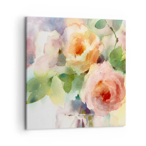 Vászonkép - Gyengéd, mint az akvarell - 60x60 cm