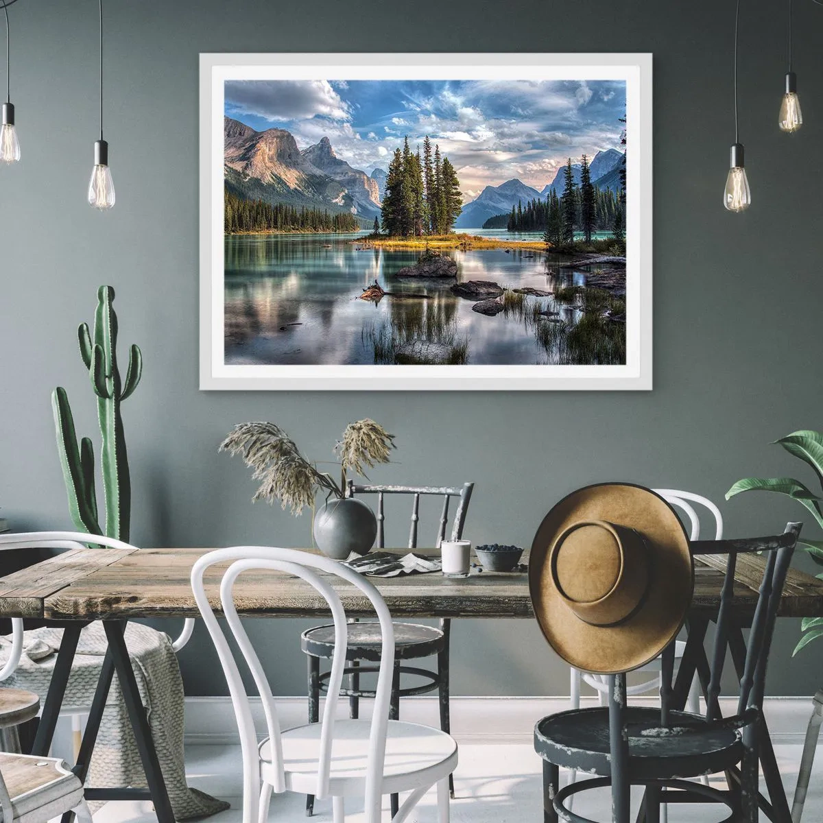 Poszter fekete keretben - A nagy és tiszta víz mellett... - 100x70 cm