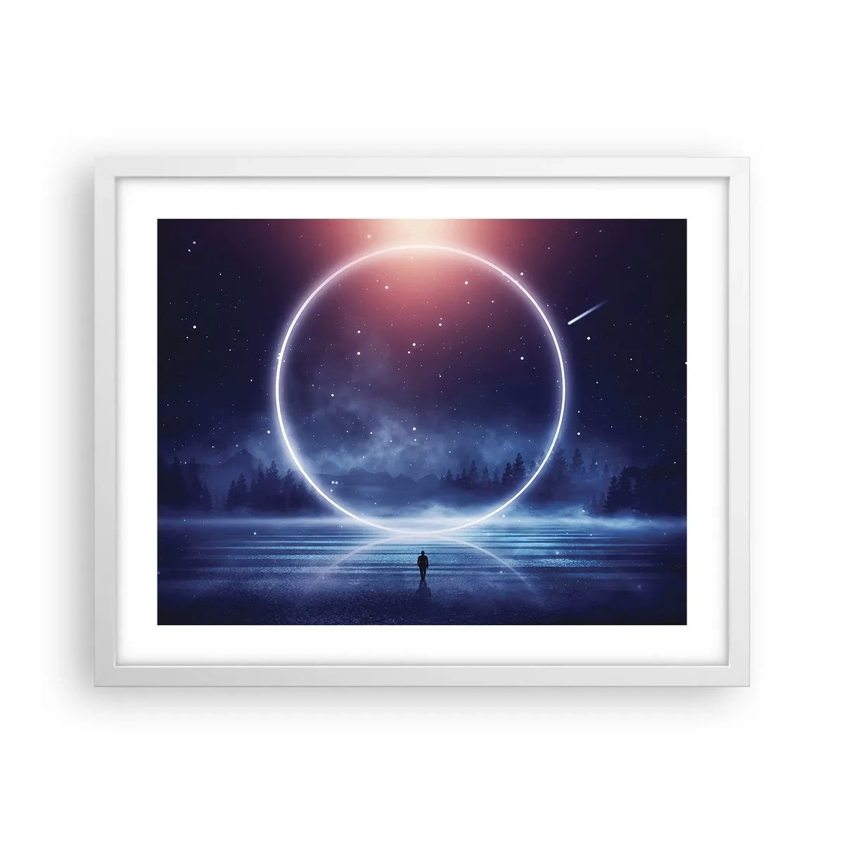 Poszter fekete keretben - Már itt vannak... - 50x40 cm