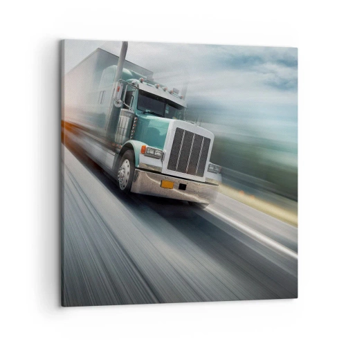 Vászonkép - Az amerikai óriás rohanásban - 50x50 cm