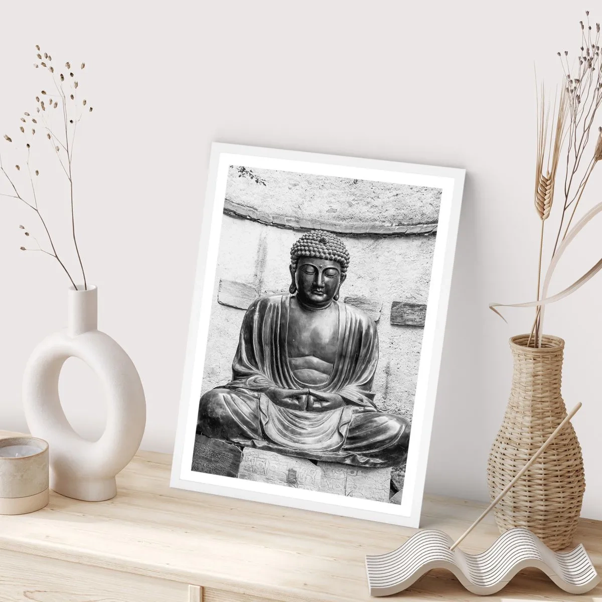 Poszter fekete keretben - A béke forrásánál - 50x70 cm