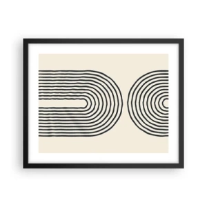 Poszter fehér keretben - Bármelyik percben ... - 50x40 cm