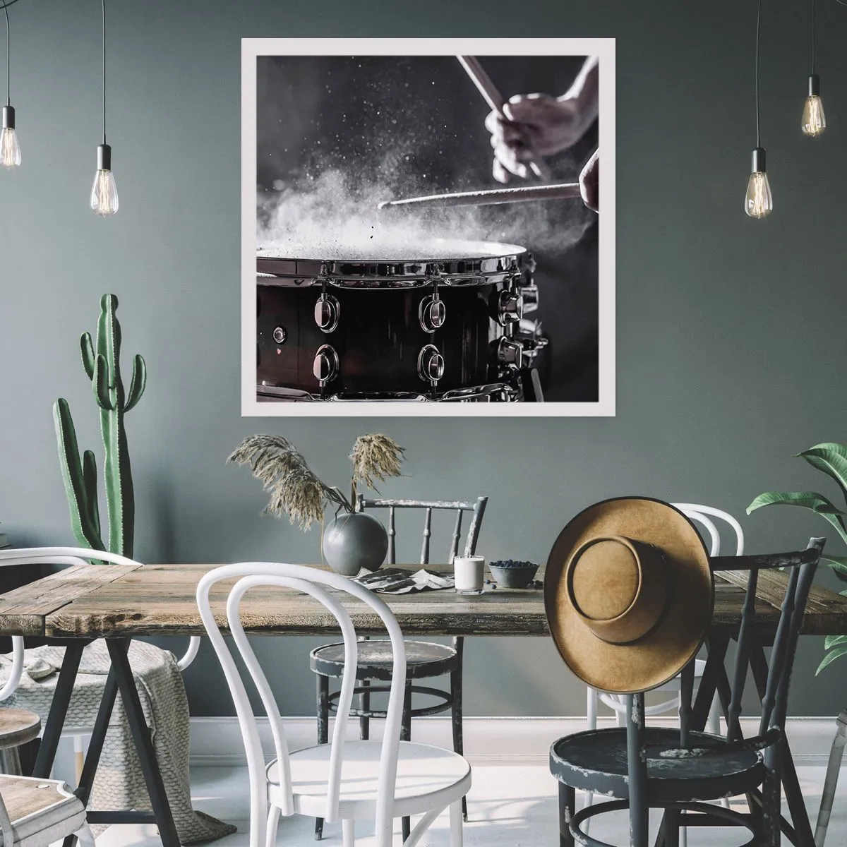 Poszter - A zene pulzusa - 60x60 cm