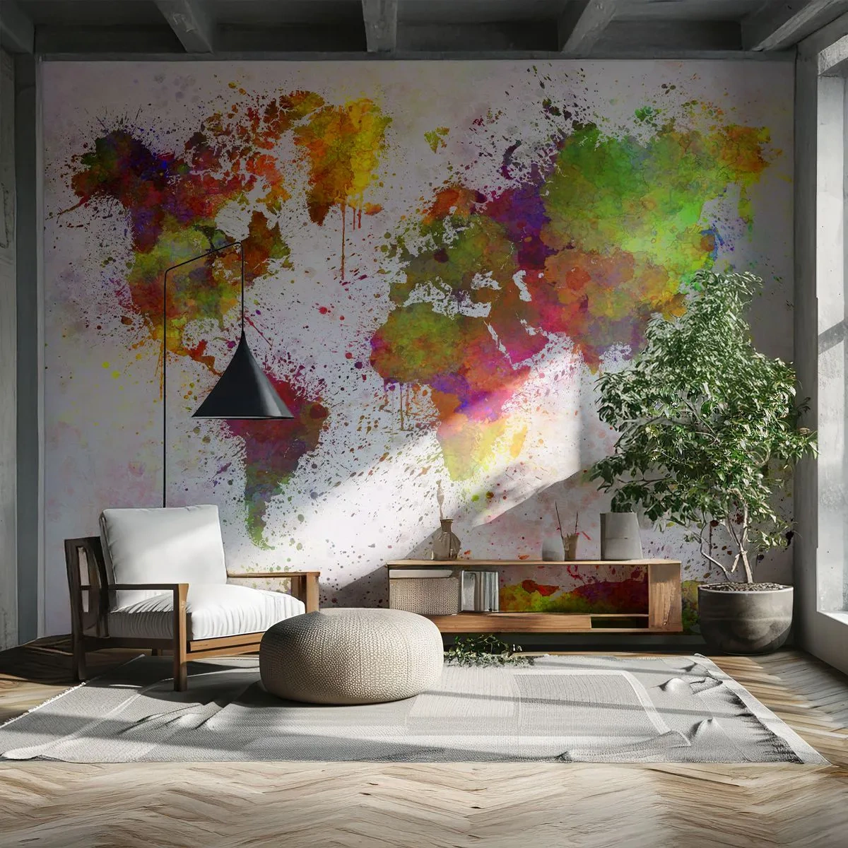 Fotótapéta Standard Eco - Valahogy így alakult - Világtérkép, Kontinensek, Darab - 500x350 cm