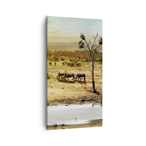 Vászonkép - „Z Edenu zaś wypływała rzeka…" - 55x100 cm