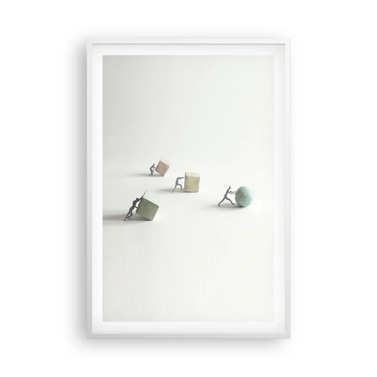 Poszter fekete keretben - Maga az élet - 61x91 cm