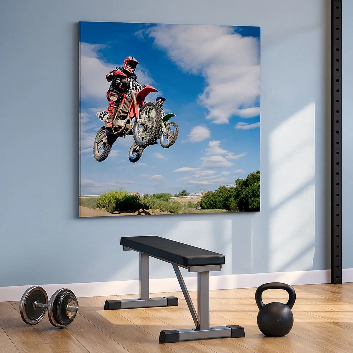 Vászonkép - Ugrás az égbe - 30x30 cm