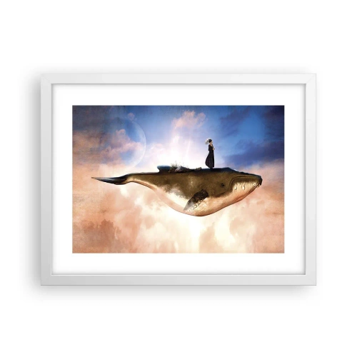 Poszter fekete keretben - Legeslegreálisabb utazás - 40x30 cm