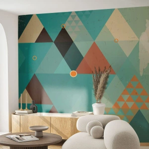 Fotótapéta Premium Sand - A sokféleség egysége, az egység sokfélesége - Absztrakció, Darab, Modern minta - 100x70 cm