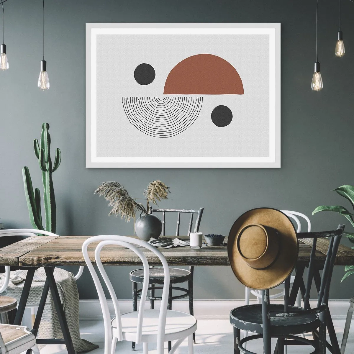 Poszter fekete keretben - A kerék tökéletessége - 91x61 cm