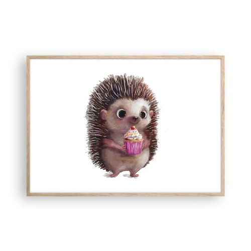 Poszter világos tölgy keretben - Ünnep van minden nap - 100x70 cm