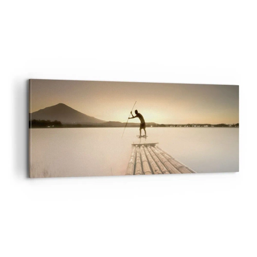 Vászonkép - Pihenés előtt - 100x40 cm