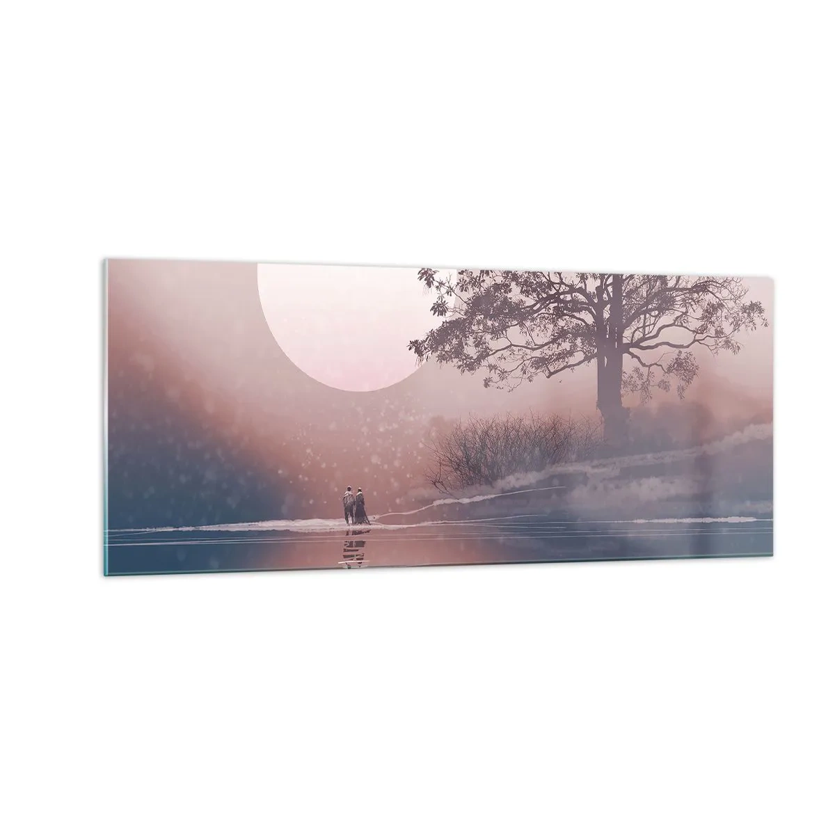 Üveg kép - Éjszakai csodák - 100x40 cm