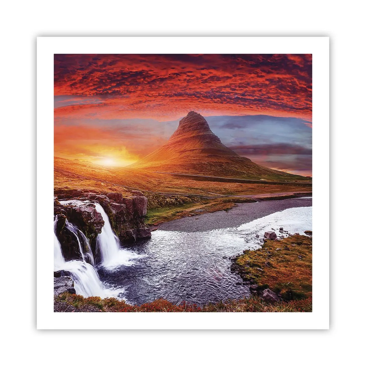 Poszter - Középfölde kilátása - 60x60 cm