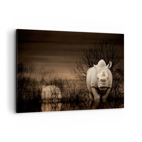 Vászonkép - Fehér a természet ellen - 120x80 cm