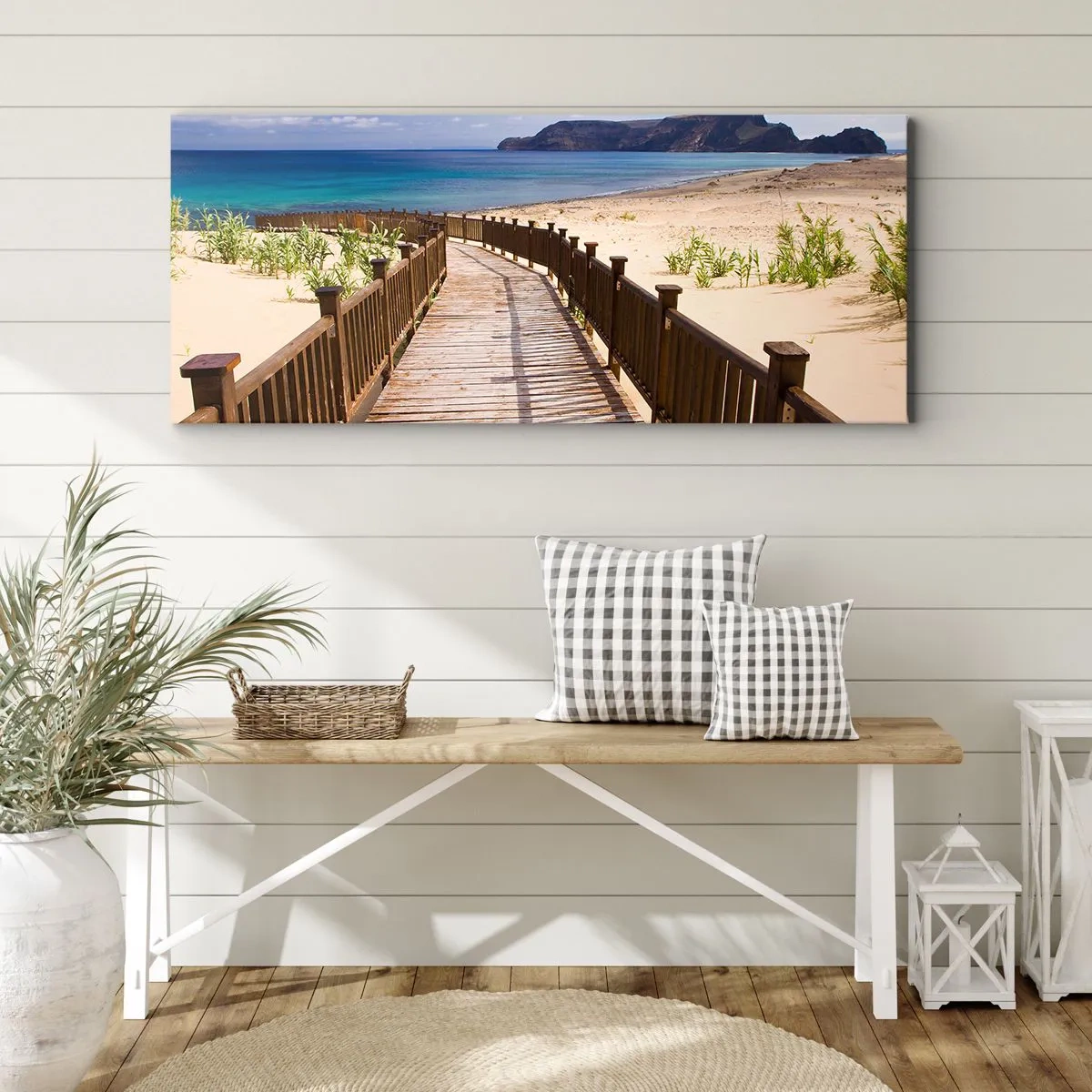 Vászonkép - Vigyél el a boldog szigetekre - 100x40 cm