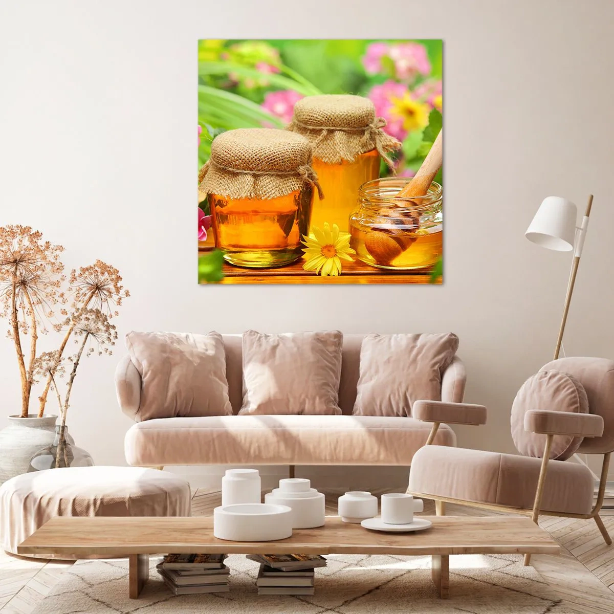 Vászonkép - Édes és virágos - 70x70 cm